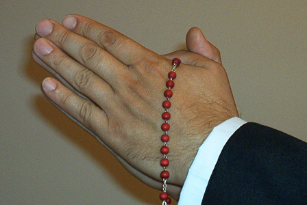 z różańcem